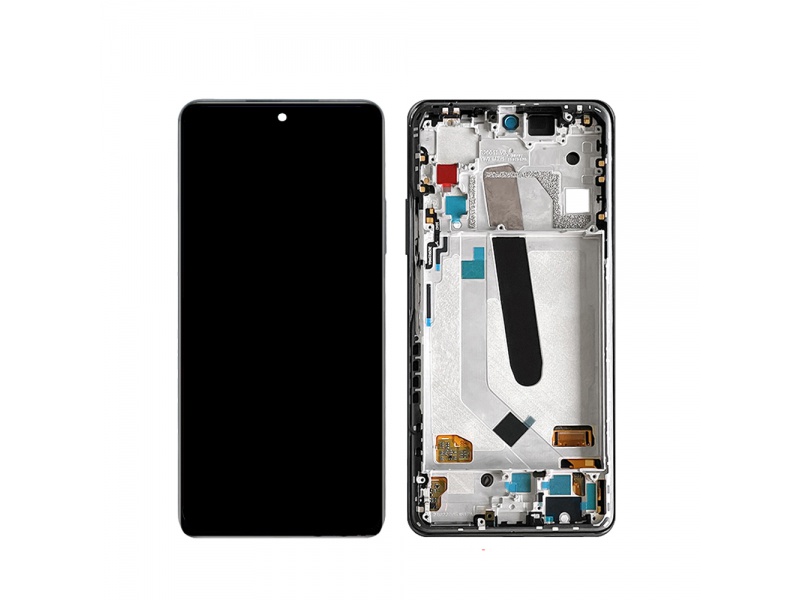 LCD + dotyk + rámeček pro Xiaomi Poco F3, black (Service Pack)
