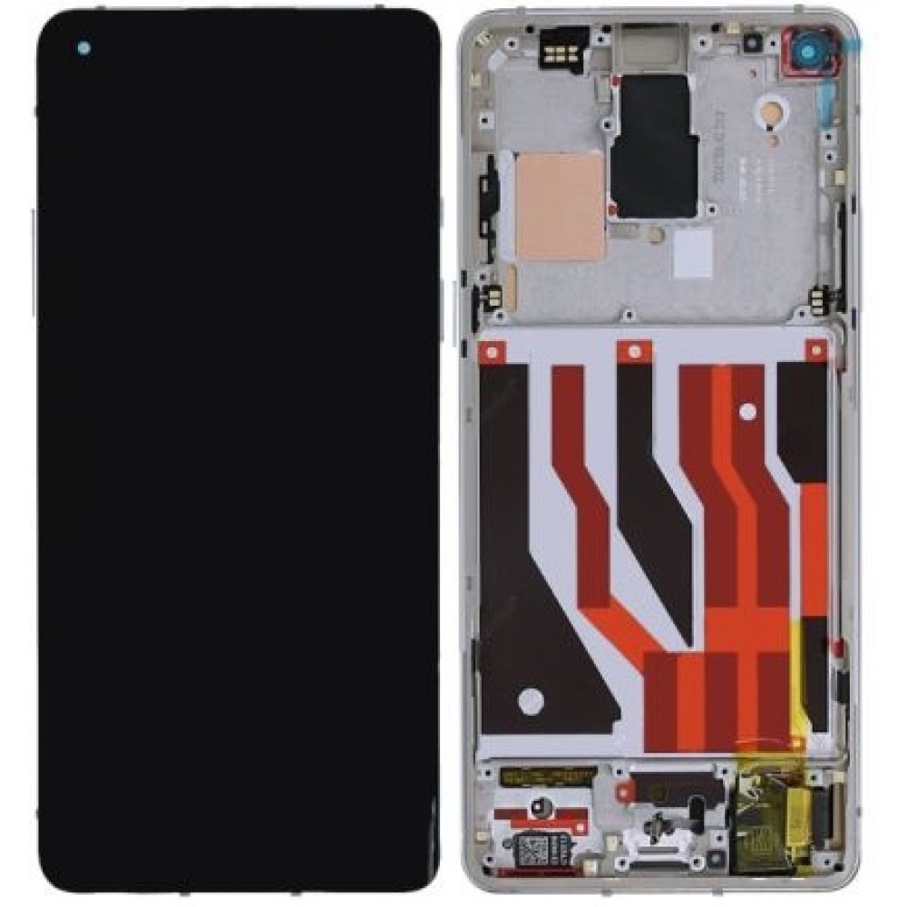Levně LCD + dotyk + přední kryt pro OnePlus Nord 8, interstellar glow (Service Pack)