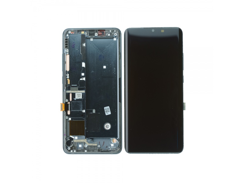 LCD + dotyk + rámeček pro Xiaomi Redmi Note 10, tarnish black 