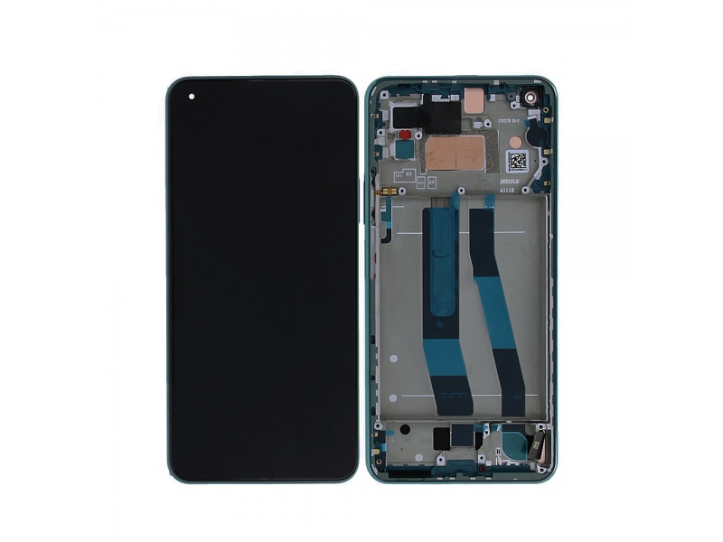 LCD + dotyk + rámeček pro Xiaomi Mi 11 Lite 5G, green (Service Pack)