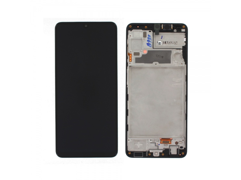 Levně LCD + dotyk + rámeček pro Samsung Galaxy A22 4G, black (Service Pack)