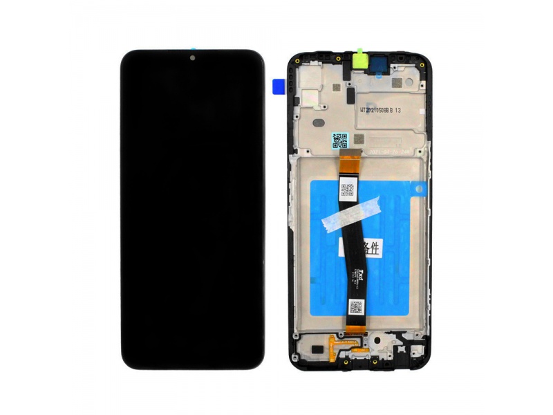 LCD + dotyk + rámeček pro Samsung Galaxy A22 5G, black (Service Pack)