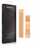 Kovový řemínek ALIGATOR pro Watch Lady 16mm, zlatá