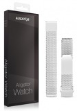 Kovový řemínek ALIGATOR pro Watch Lady 16mm, stříbrná
