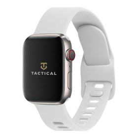 Silikonový řemínek Tactical 797 Clasic pro Apple Watch 1/2/3/4/5/6/7/SE 42/44/45mm, bílá