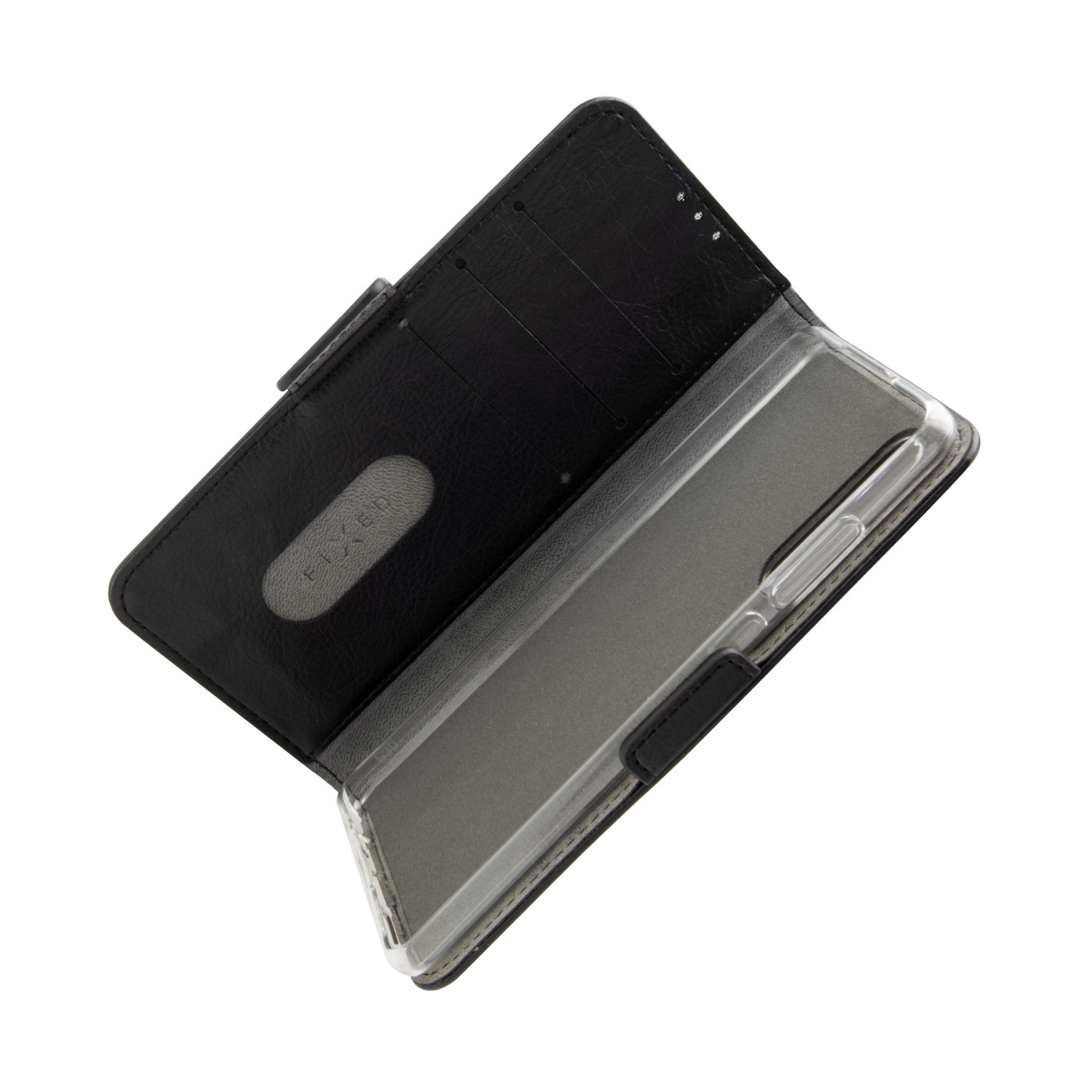 Flipové pouzdro FIXED Opus pro Samsung Galaxy S21 FE, černá