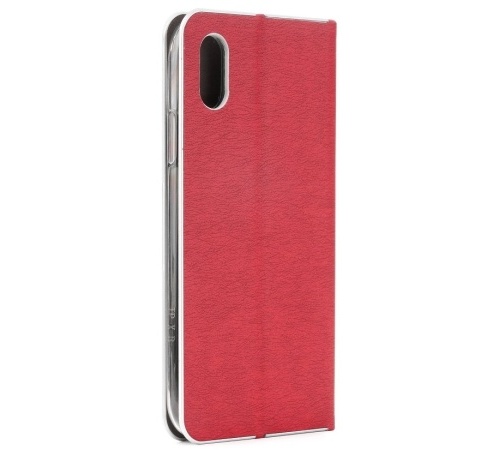 Levně Flipové pouzdro Forcell Luna Book Silver pro Samsung Galaxy A33 5G, červená