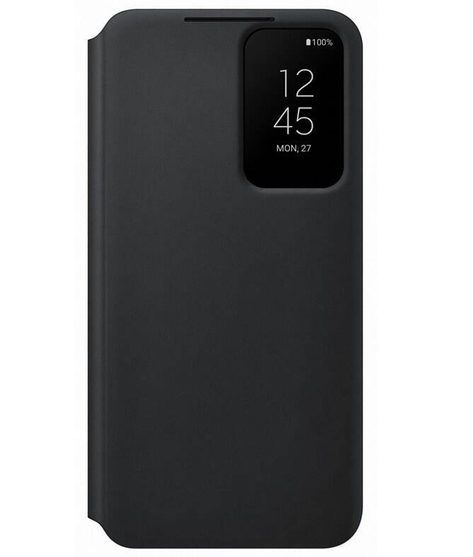 Flipové pouzdro Clear View pro Samsung Galaxy S22, černá