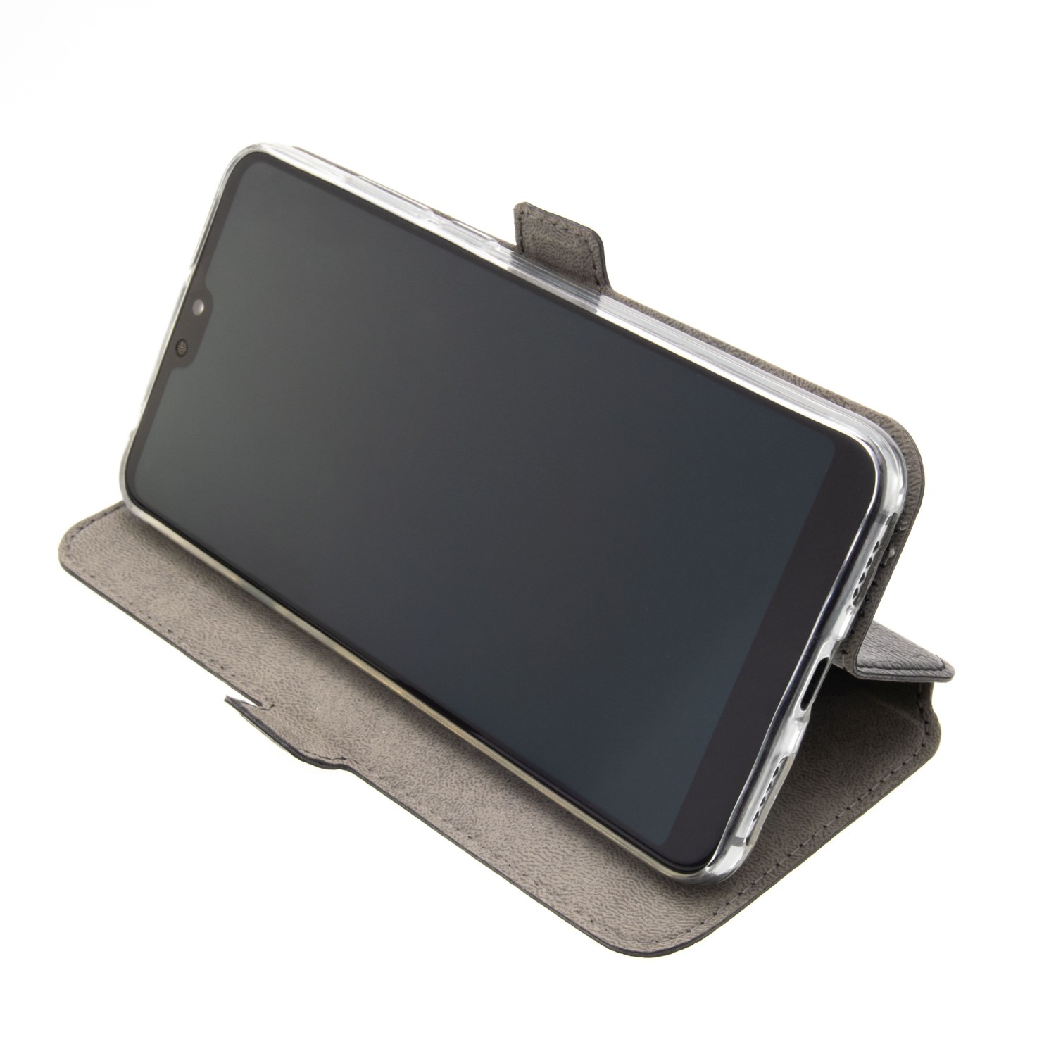 Flipové pouzdro FIXED Topic pro Motorola Moto E20, černá