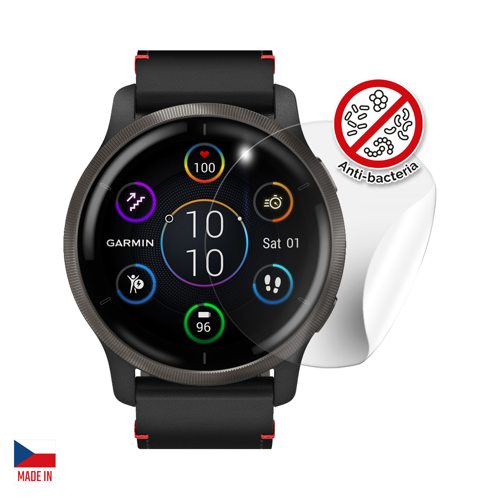 Ochranná fólie Screenshield Anti-Bacteria pro Garmin Venu 2 Plus