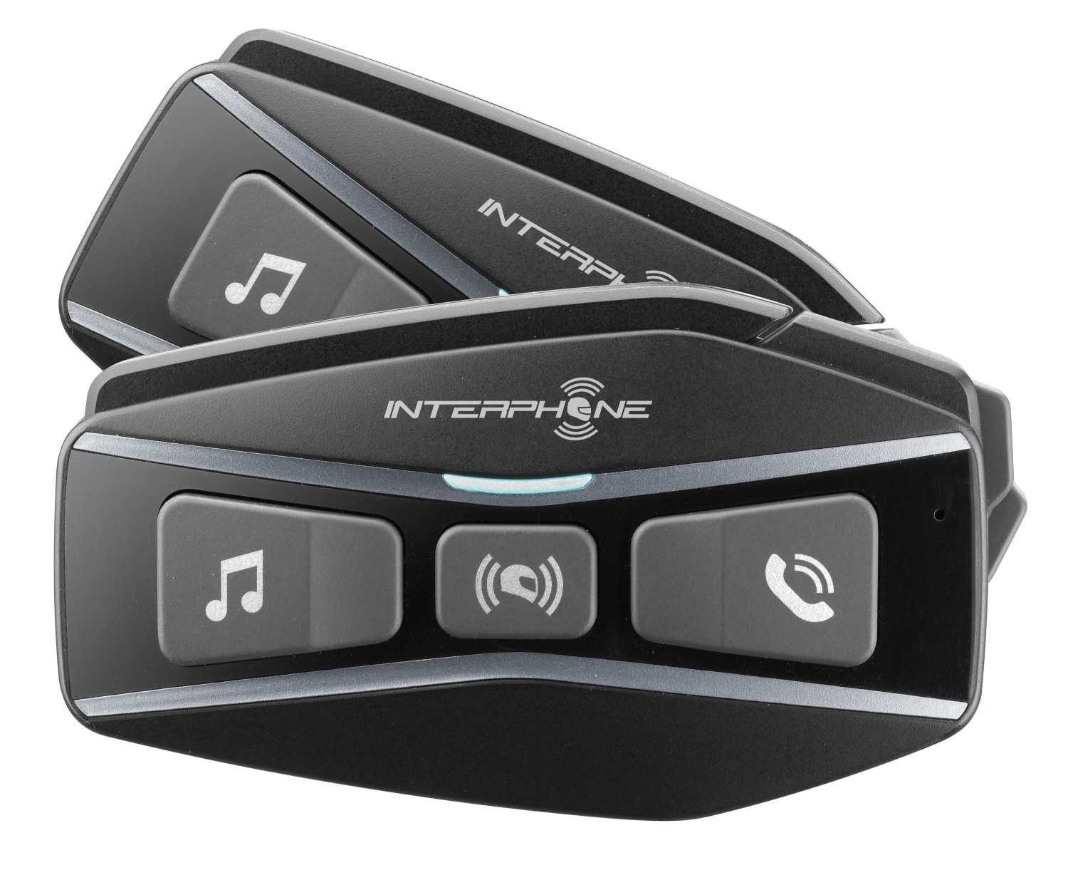 Bluetooth headset pro uzavřené a otevřené přilby Interphone U-COM16, Twin Pack