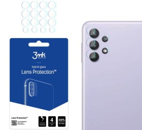 Hybridní sklo 3mk Lens ochrana kamery pro Samsung Galaxy A33 5G, 4ks