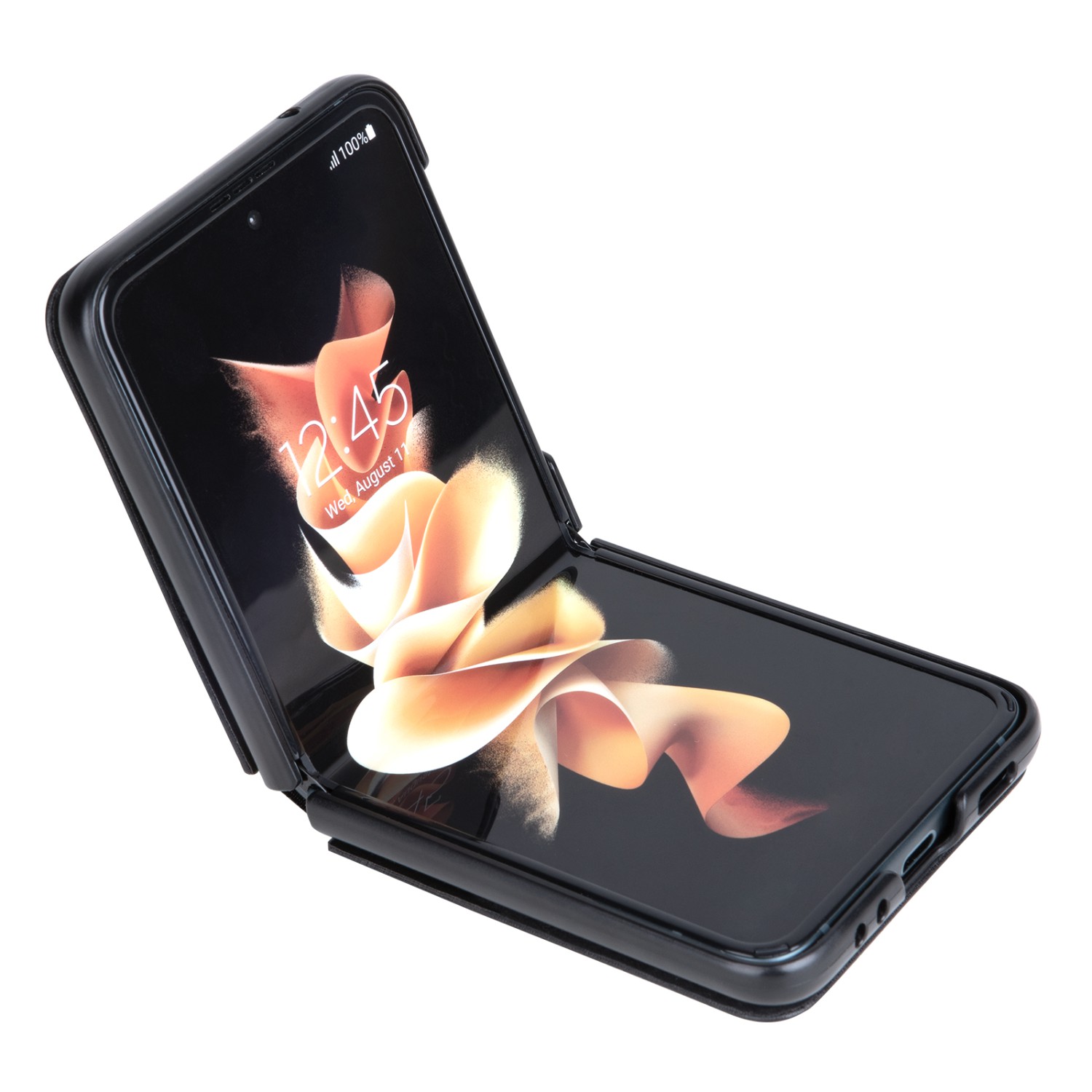 Nillkin Qin flipové pouzdro pro Samsung Galaxy Z Flip 3 5G, černá