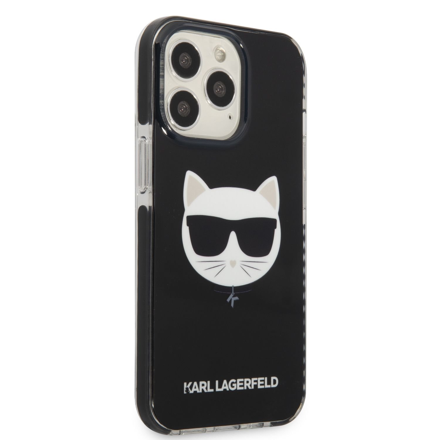 Zadní kryt Karl Lagerfeld TPE Choupette Head pro Apple iPhone 13 Pro Max, černá