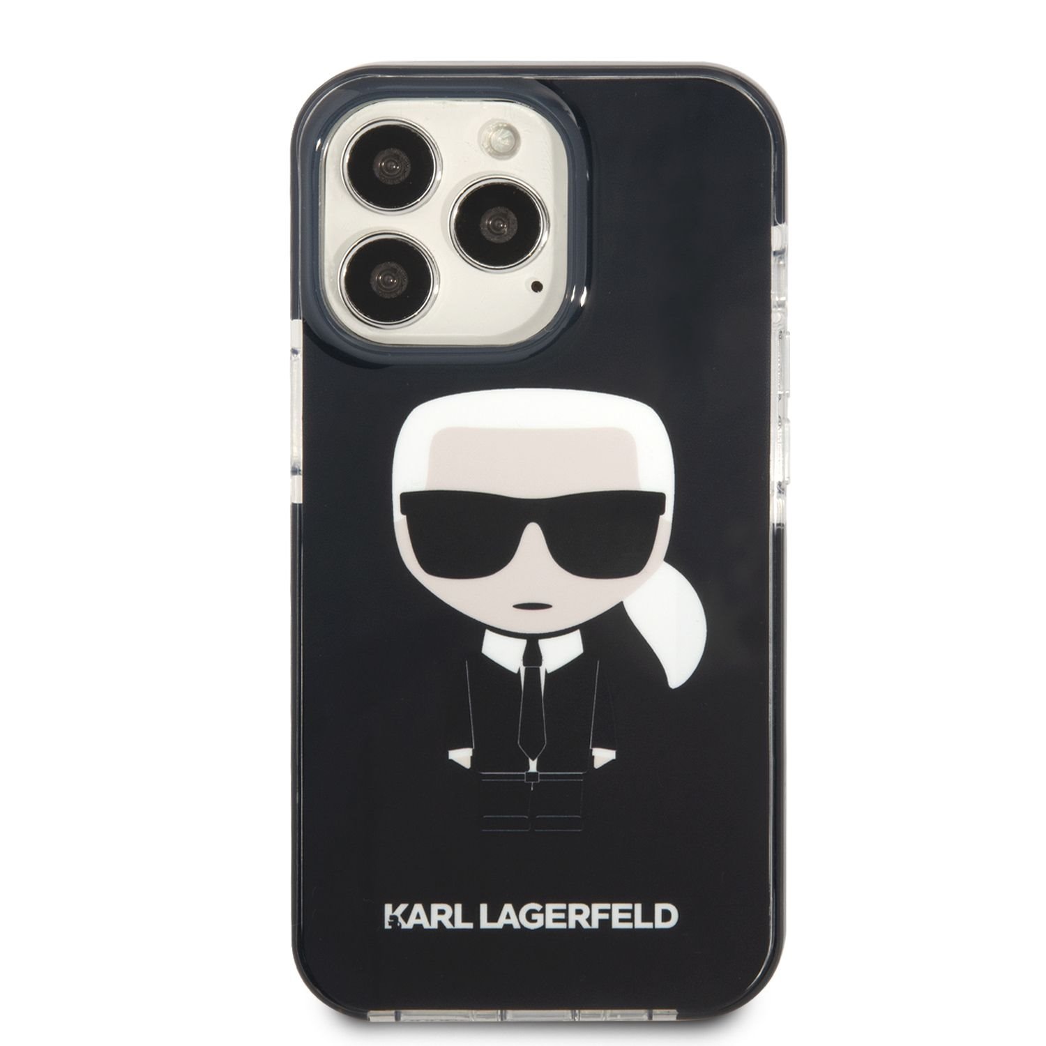 Zadní kryt Karl Lagerfeld TPE Full Body Ikonik pro Apple iPhone 13 Pro, černá