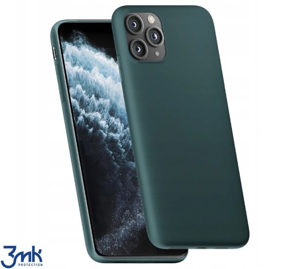 Levně Ochranný kryt 3mk Matt Case pro Samsung Galaxy S22+ 5G, tmavě zelená