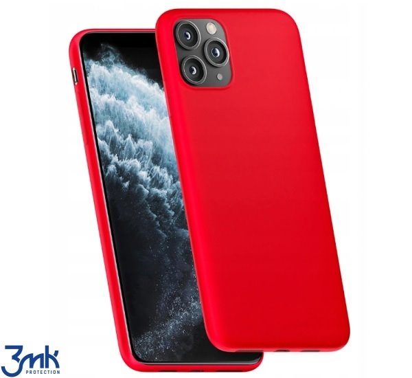Levně Ochranný kryt 3mk Matt Case pro Samsung Galaxy S22 Ultra 5G, červená