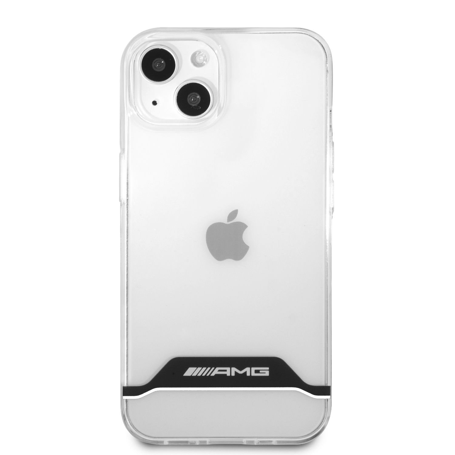 Zadní kryt AMG Stripes pro Apple iPhone 13 mini, transparentní bílá
