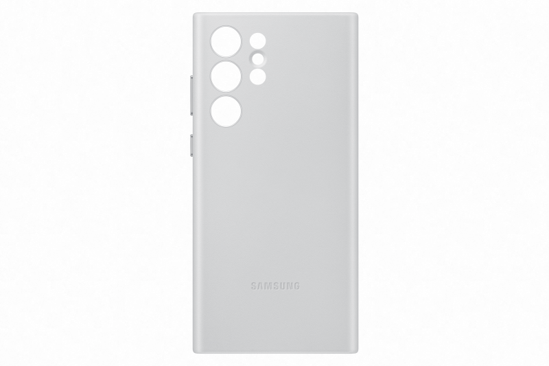 Ochranný kryt Samsung Leather Cover EF-VS908LJEGWW pro Samsung Galaxy S22 Ultra, šedá.