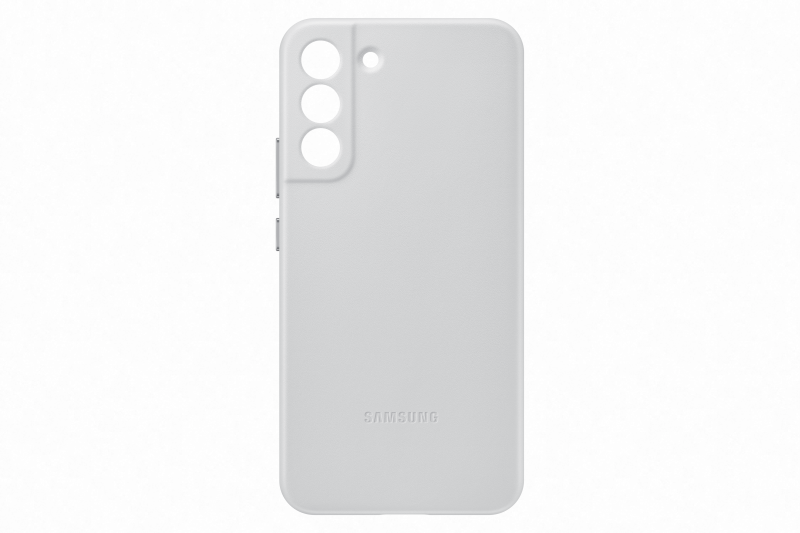 Levně Ochranný kryt Samsung Leather Cover EF-VS906LJEGWW pro Samsung Galaxy S22 Plus, šedá
