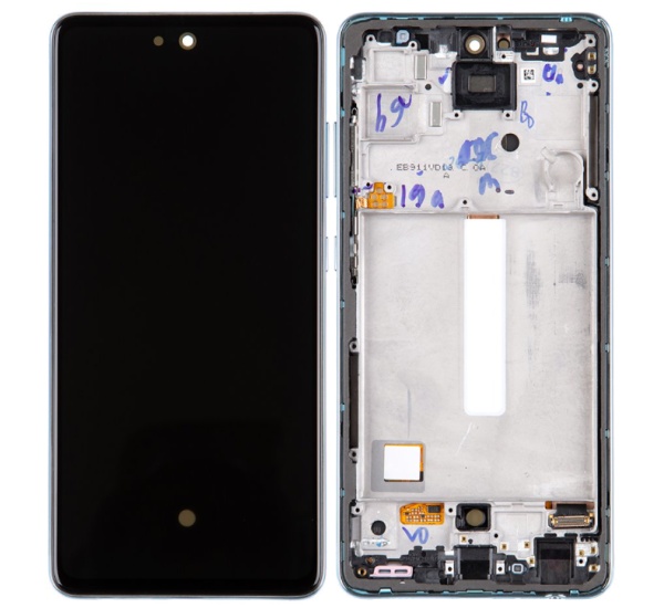 LCD + dotyková deska pro Samsung Galaxy A52, blue ( Service Pack )