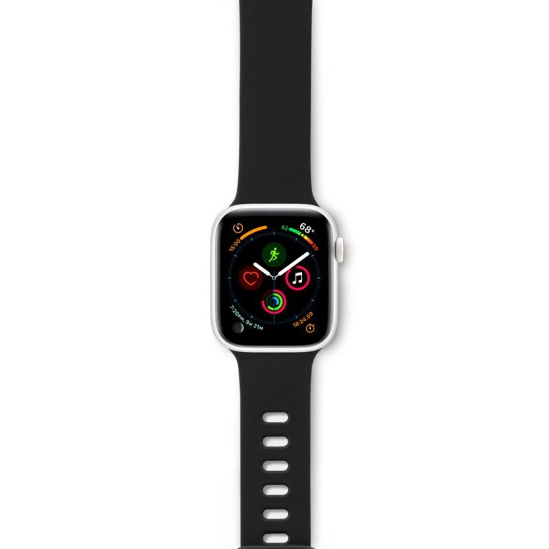 Silikonový řemínek Epico pro Apple Watch 38/40mm, černá