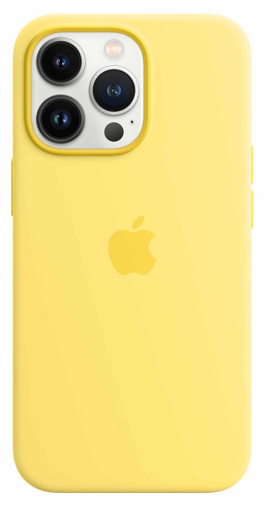 Silikonový kryt MagSafe pro Apple iPhone 13 mini, citrusově žlutá