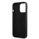 Zadní kryt Guess 4G Silicone Metal Logo pro Apple iPhone 13 Pro Max, černá