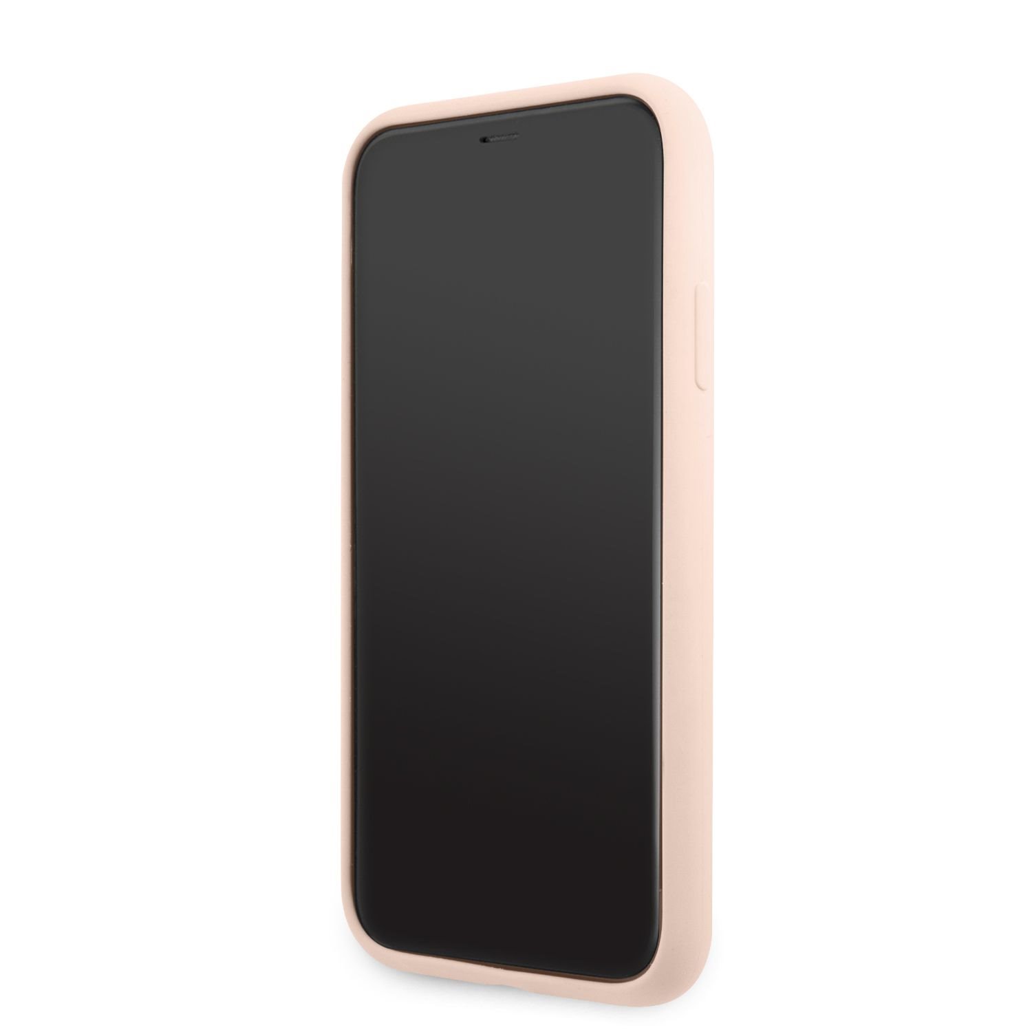 Zadní kryt Guess Silicone Line Triangle pro Apple iPhone 7/8/SE2020/SE2022, růžová