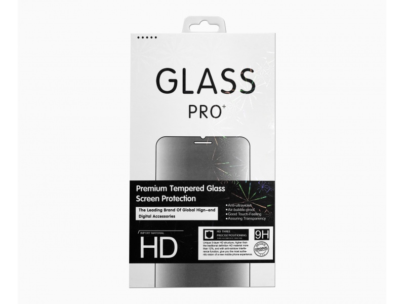 Levně Tvrzené sklo Clear Glass PRO+ pro Apple iPhone 12 Pro Max, transparentní