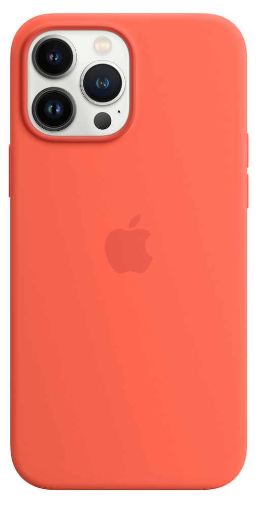Silikonový kryt MagSafe pro Apple iPhone 13 Pro Max, nektarinková