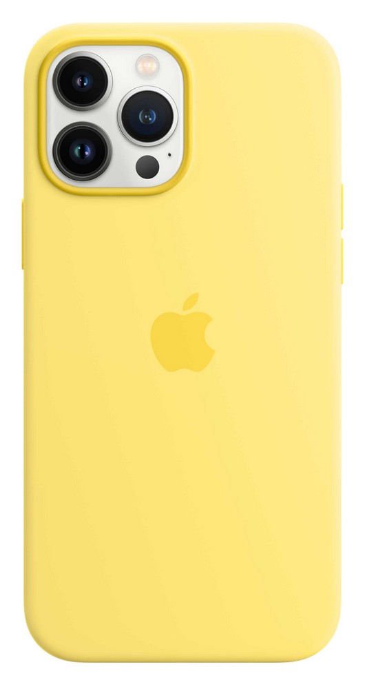 Silikonový kryt MagSafe pro Apple iPhone 13 Pro Max, citrusově žlutá