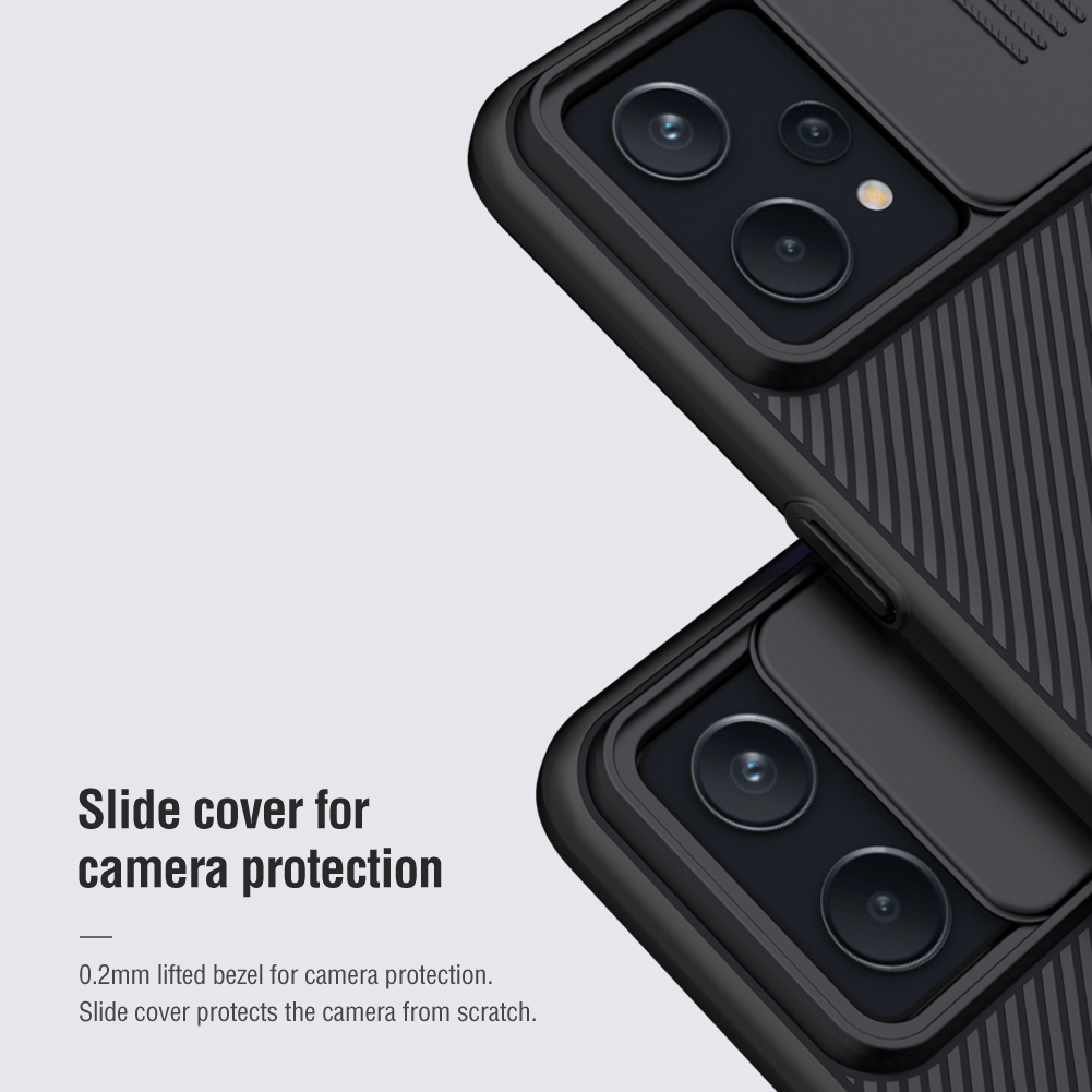 Zadní kryt Nillkin CamShield pro Xiaomi Redmi 10 5G, černá 