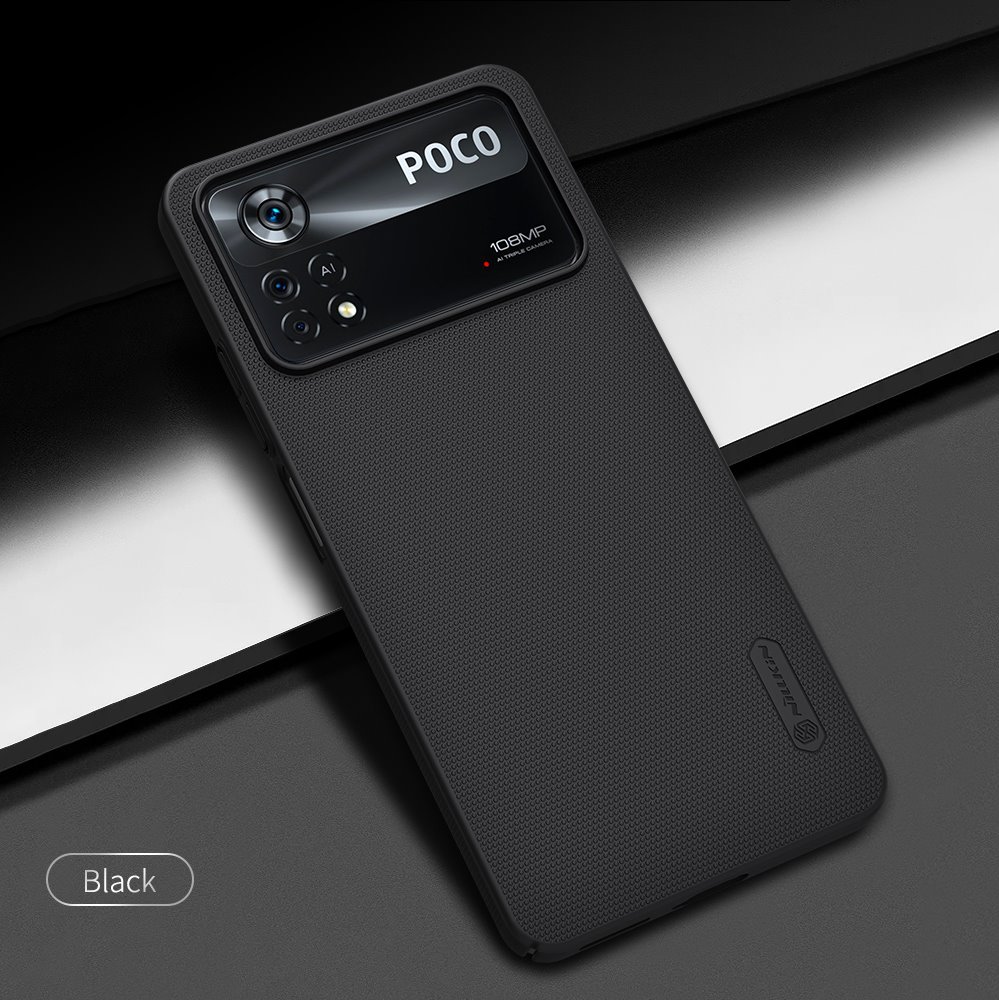 Zadní kryt Nillkin Super Frosted pro Xiaomi Poco X4 Pro 5G, černá