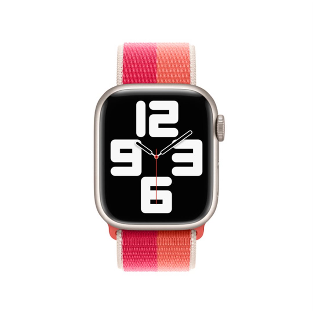 Řemínek Sport Loop Extra Large pro Apple Watch 41mm, nektarinková/pivoňková