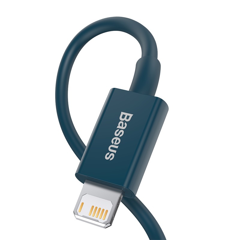 Datový kabel Baseus Superior Series Fast Charging Data Cable USB to iP 2.4A 2m, modrá