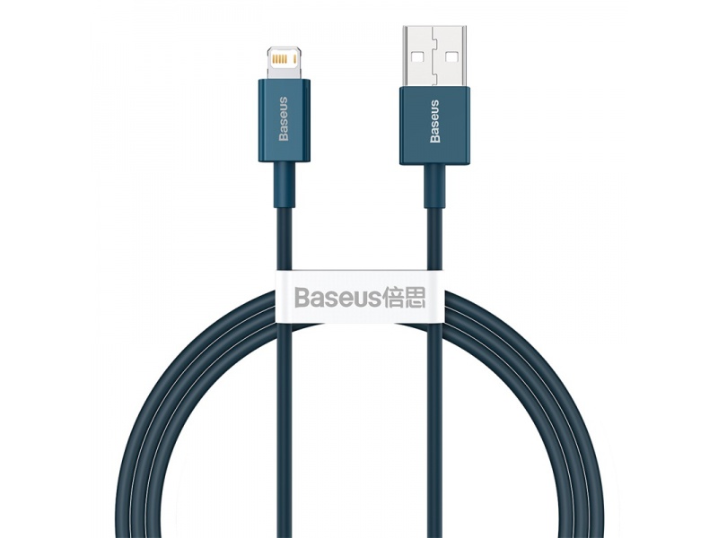 Levně Datový kabel Baseus Superior Series Fast Charging Data Cable USB to iP 2.4A 1m, modrá