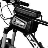 Voděodolné pouzdro WILD MAN ES6 Bicycle Frame Mobile Phone Bag 7inch, černá
