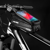 Voděodolné pouzdro WILD MAN ES3 Bicycle Frame Mobile Phone Bag 6.5", černá