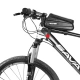 Voděodolné pouzdro WILD MAN ES3 Bicycle Frame Mobile Phone Bag 6.5", černá