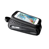 Voděodolné pouzdro WILD MAN ES3 Bicycle Frame Mobile Phone Bag 6.5", černá