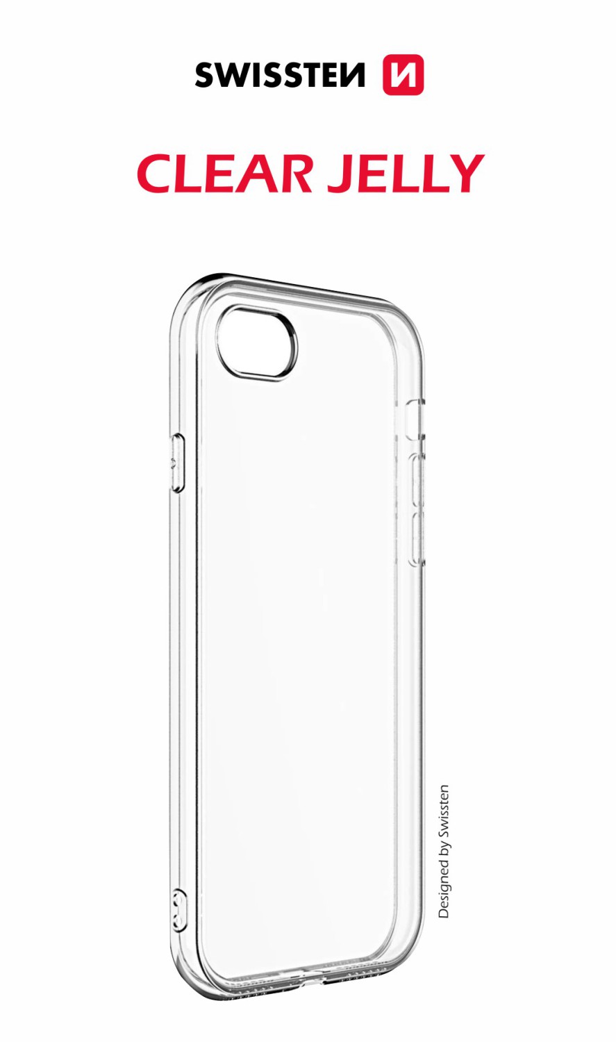 Silikonové pouzdro Swissten Clear Jelly pro Samsung Galaxy S22+ 5G, transparentní