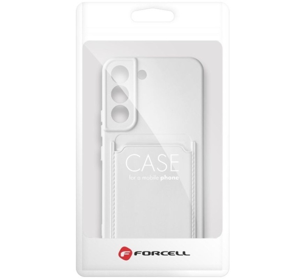 Ochranný kryt Forcell CARD pro Samsung Galaxy A52 4G/5G / A52s, bílá