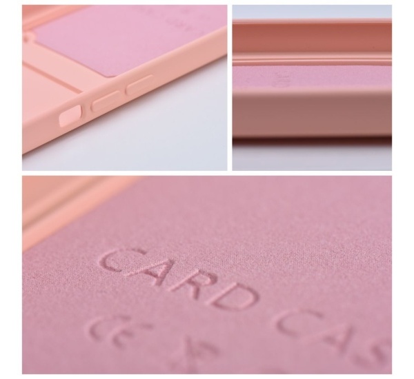 Ochranný kryt Forcell CARD pro Samsung Galaxy A12, růžová
