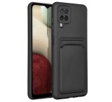 Ochranný kryt Forcell CARD pro Samsung Galaxy A12, černá