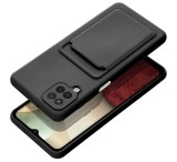 Ochranný kryt Forcell CARD pro Samsung Galaxy A12, černá
