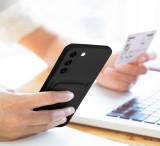Ochranný kryt Forcell CARD pro Samsung Galaxy A12, černá