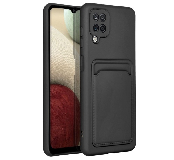 Ochranný kryt Forcell CARD pro Samsung Galaxy A12, černá
