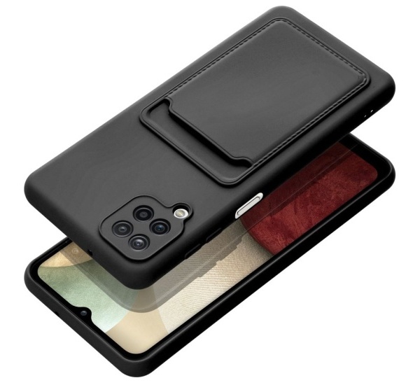 Ochranný kryt Forcell CARD pro Samsung Galaxy A12, černá