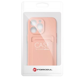 Ochranný kryt Forcell CARD pro Apple iPhone 11, růžová